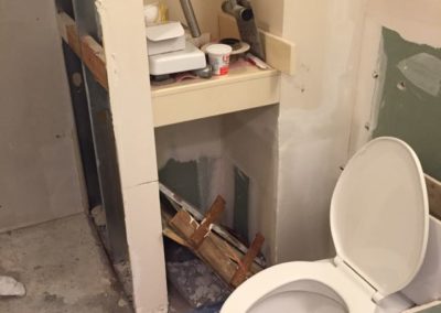Bathroom During Construction
