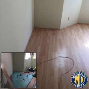 During and After New Floor