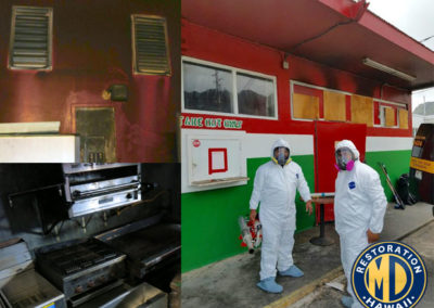 Before and After Commercial Fire