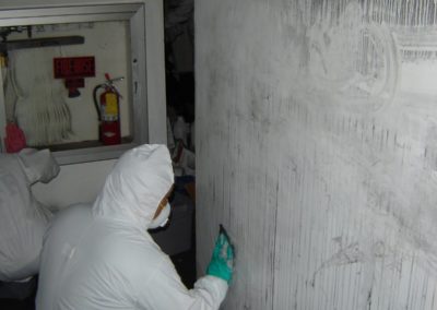 Cleaning Soot Off Wall