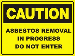 caution asbestos