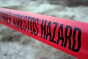 asbestos hazard tape