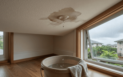 What to Do When a Roof Leak Causes Water Damage in Your Honolulu Home